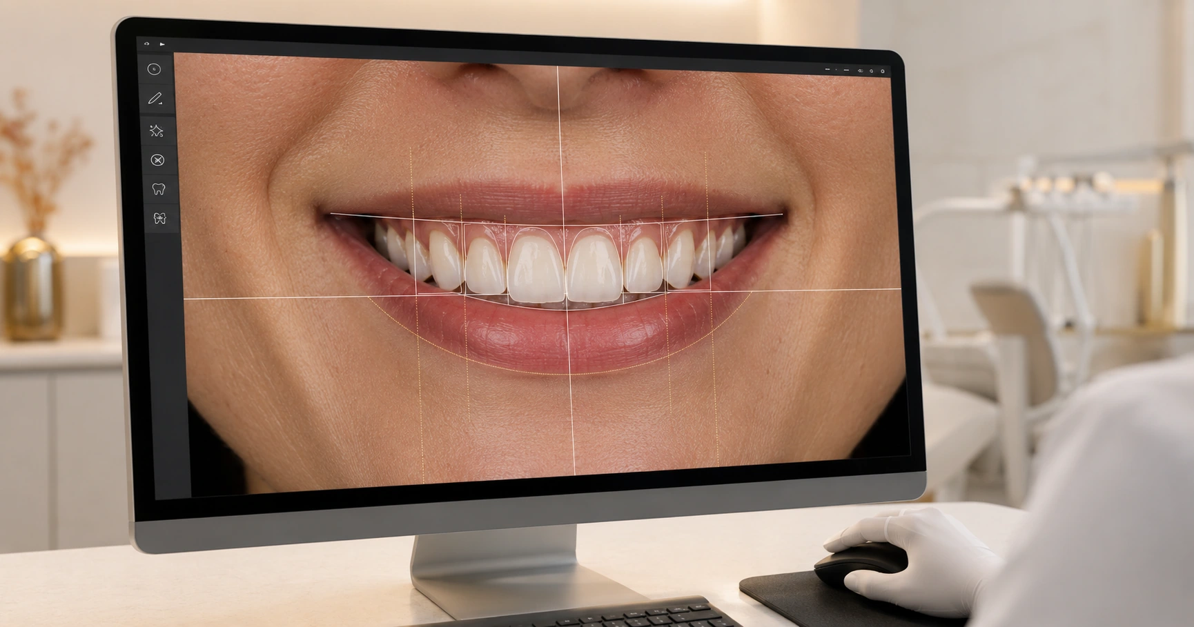 Planeamento digital do sorriso — scanner intraoral e fotografia clínica como base do Digital Smile Design